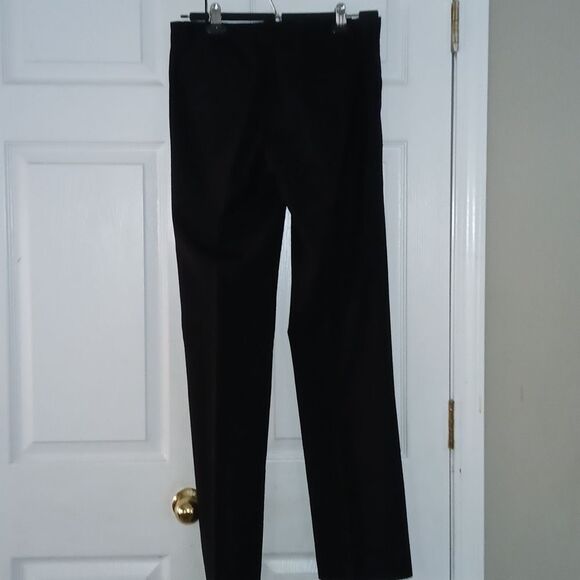 Banana Republic Martin Fit wool blend lined black dress pants Sz 4R - Picture 4 of 5